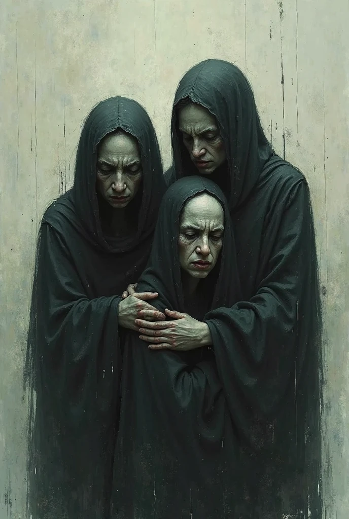 A sad scene of plagues