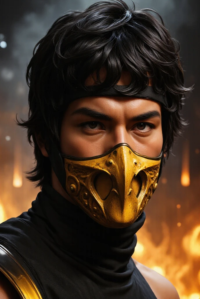 Mortal kombat outfit,smoke,kung lao