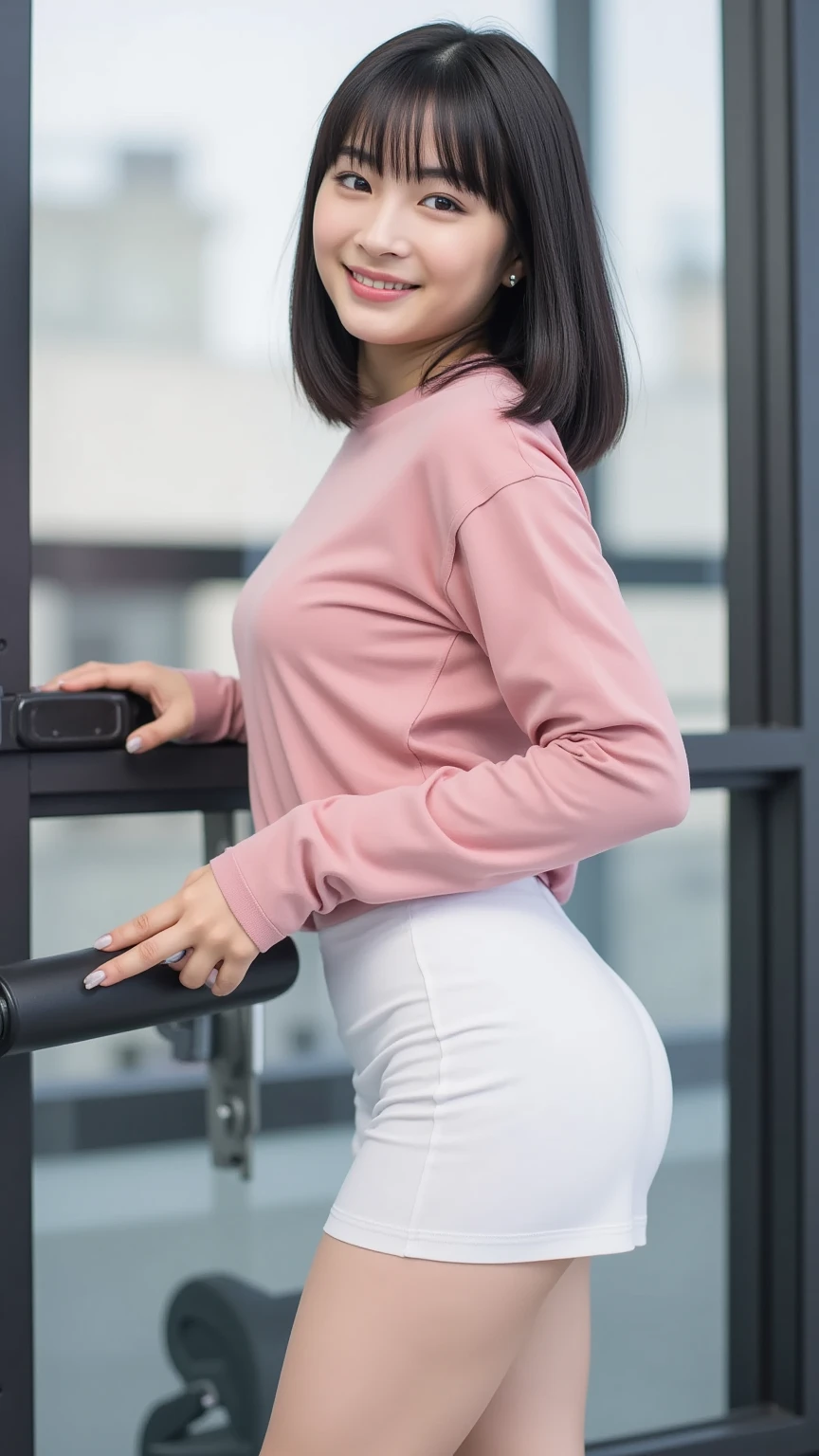 (back to the viewer, ass to the viewer)1woman, woman, asian woman, woman, hot woman, asian/Philippines model, beautiful, model, sport shorts, girly shorts, running shorts, casual woman shorts, sweater, cute female sweater, sweater, great figure, perfect proportions, black hair, long black hair, long beautiful black hair, white eyes, perfect beautiful white eyes, detailed white eyes, majestic woman great figure, asian/Philippines, asian woman, light pink lipstick, perfect face, cemeterial face, great body, beautiful body perfect face with white eyes black hair light pink lipstick asian/Philippines,casual clothes, sport shorts, girly shorts, running shorts, casual woman shorts, sweater, cute female sweater, sweater, asian woman, (Thick body, great figure) BREAK highly realistic, perfect image, realistic image, photorealistic, real image, real photo 8k image, high-resolution. [perfect hands, perfect legs, perfect proportions, perfect face, woman] asian woman, beautiful asian woman (white eyes, beautiful white eyes, detailed white eyes) *black hair* *white eyes* *sportshorts for woman* *oversized sweater* (back to the viewer, ass to the viewer)
