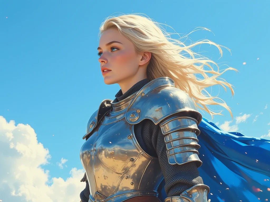 (((masterpiece))),16k,best quality, illustration, earth, water,fire,wind,space,1girl,blonde hair,beautiful mecha,shiny armor,eagle helmet,beautiful face,scarf,paper_cut,nsfw