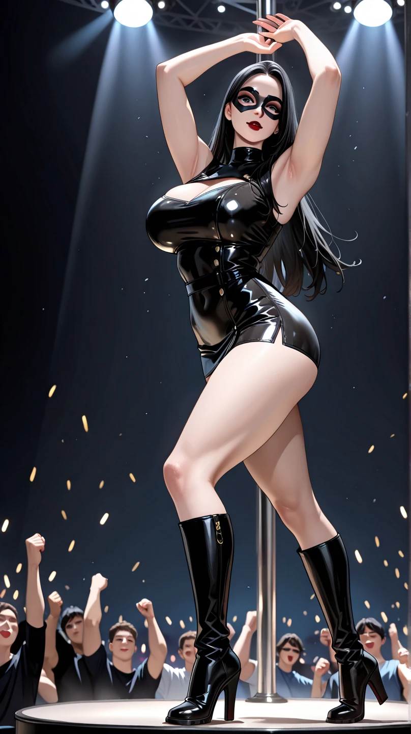 (Finest quality)),(A high resolution),(ultra-detailed art),(Meticulous portrayal),((Best Anime)),(Finest works of 

art),sharpness,Clear,Ultra-Precision Art,The art of astounding depiction,(masterpiece), high quality, stable diffusion, 

short Hair, short ponytail, purple hair, vibrant purple hair, extremely detailed hair, detailed bangs, with bangs, 
black hair, blonde hair, red hair,
pretty face, beautiful lips, soft lips,pretty face, close up face, gorgeous beauty, 
green eyes,
serious face, pretty nose, beautiful nose, perfect nose, pretty eyes, beautiful eyes, sparkling eyes, detailed eyes, 

perfect eyes, looking at the camera,

happy, jolly, smiling, seductive, blushing, bukake, happy face, jolly face, excited face,


clear skin,white skin, soft skin, small bust, small breasts, smooth skin, mole in breast, 
beautiful girl irene, red velvet irene, 

slight cleavage, expose shoulders, perfect body, detailed thighs, detailed legs, perfect hands, perfect arms, detailed 

hands, detailed breasts, detailed nose, detailed lips, detailed arms, sexy body, 


show tongue, sexy thighs, sexy tongue, drooling, 
show whole body, fully body woman, 
pretty woman,sweaty face, sweaty thighs, sweaty breasts, sexy, seductive, horny, pointy nipples,

Naked, milking nipples, milking breasts, naked breasts, naked girl, dripping nipples,


slimy hair, slimy wet body, slimy body, slimy breasts, wet breasts, wet thighs, water dripping from breasts 

and panties,
body details,
standing full body, full body image from head to toe, sexy model pose, raised arms, hands up,
show legs, show thighs, cute standing female, horny female dancer idol, 

group of sexy female models in beach, sands and water, wet body, naked feet, show feet, cute standing pose, thighs apart, 

legs apart, feet apart, spread legs, bare foot, no sandals,
black mini cocktail dress,
