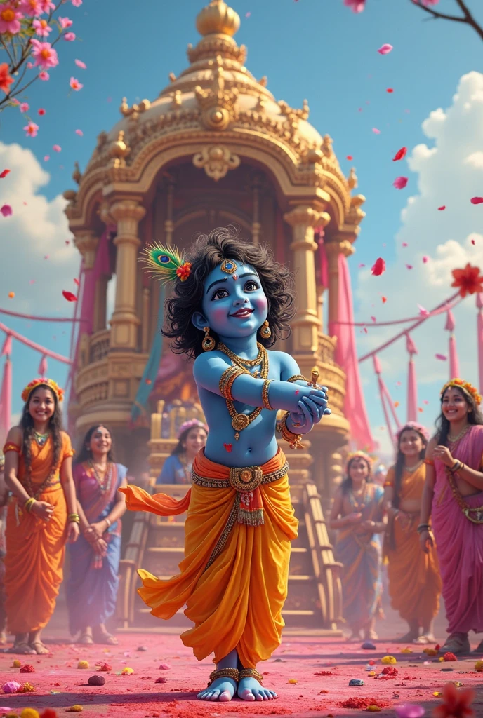 Generator Radhakrishnan image 3d krishna birthday