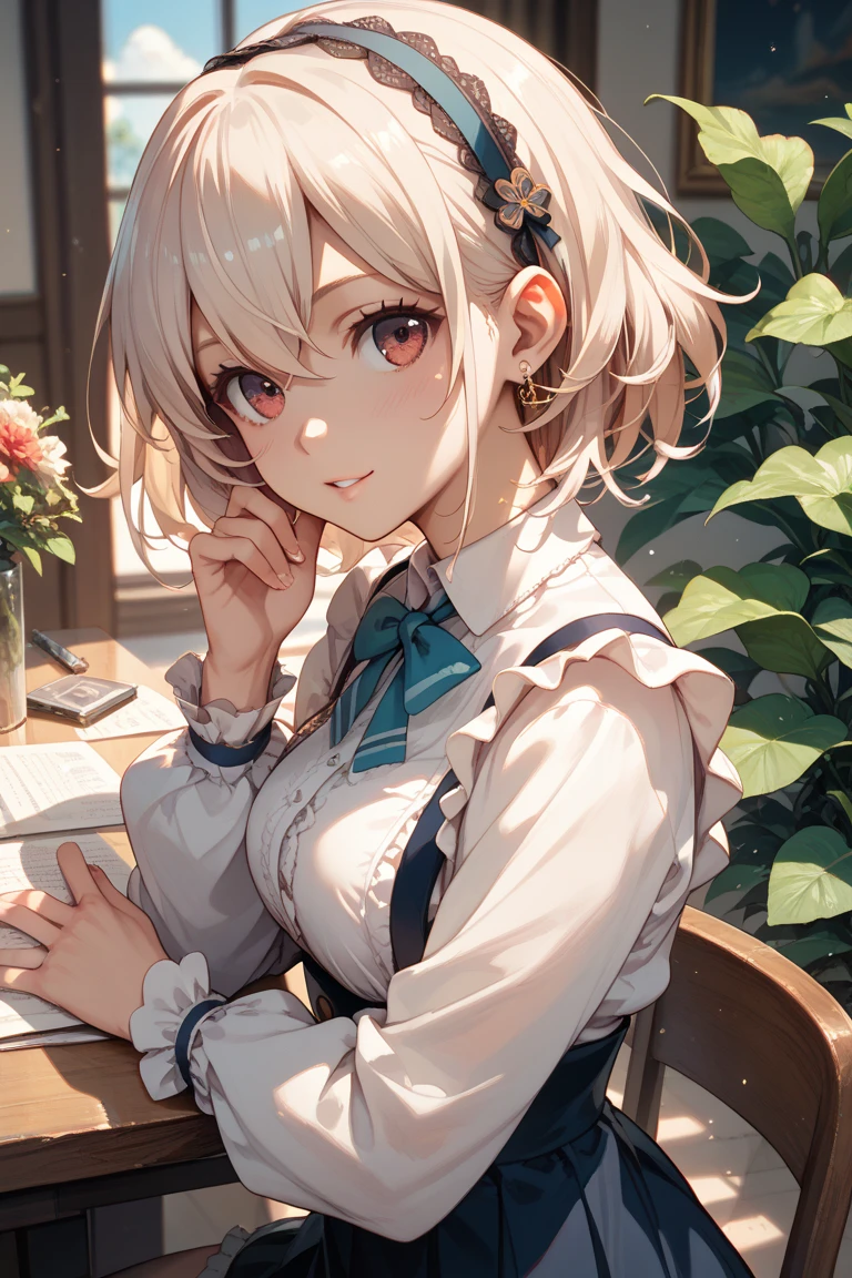 Masterpiece, one girl, solo, , cute, yoke design mini dress, super detailed, realistic and carefully rewritten, legendary illustration work of animation in 2020, dynamic angles to maximize the cuteness of the girl, dynamic loli