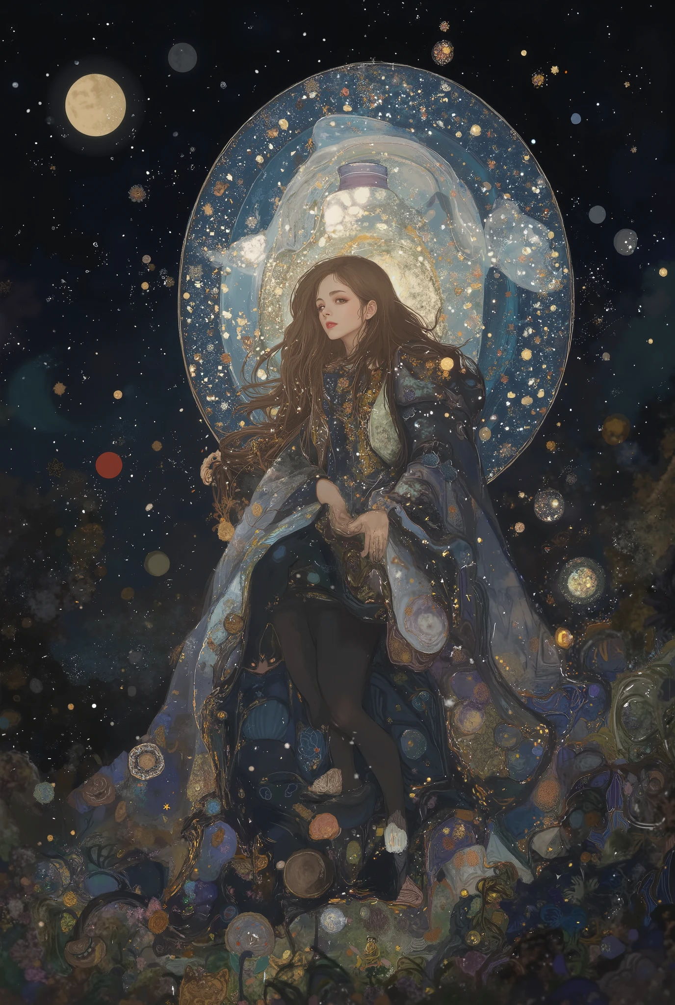 A very beautiful witch、Multiple very large cats、Witch's Familiar Cat、The witch is diligently hitting the cat、The cat is standing upright on two legs、Cats are very eerie、A group of bakeneko、On a night when the moon is beautiful, I'm alone in the forest, think about the day々so far before I set out from this world Life without being wealthy, yet I was always close to my mother's kindness, two people who told me that I loved the pictures I drew, abandoned my dreams and worked to live, and then came breakups, and even then came, and I learned about the love I met and fell in love with you at that time I thought I was happy, but why are only important things disappearing, disappearing ah, let's say goodbye to this world I'm going to see you right now until you're there I love you sorry I heard your voice that time and if I ended everything myself like that, I won't be able to see anyone anymore the whole time on the full moon