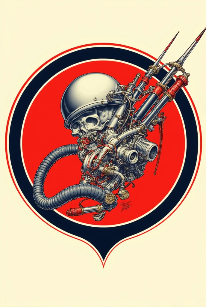 a skeleton riding motorbike, skull on top, a lot of symbols <lora:Occultism:1>