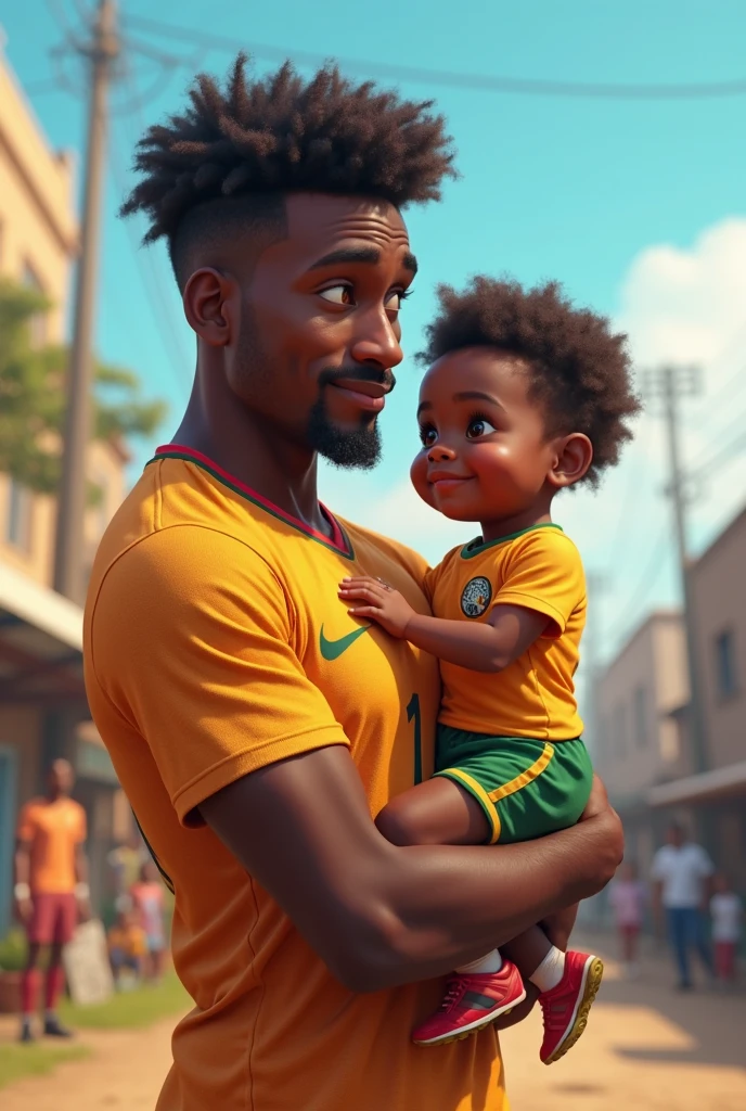(64 mil, Foto RAW, melhor qualidade, obra-prima: 1.2), ultra-detalhado, arte formal, renderizado: 1.37, foto na parte superior do corpo, (UM HOMEM AFRO DESCENDENTE FELIZ SEGURANDO UM (HAPPY BABY IN YOUR LAP) ((EM UM PARQUE BONITO),Beleza, ,sorrindo e ele sorri, pose IN FOOT and,Cheio de flor cor-s flor borboletas )and birds),detalhes,Rosas,flor),detalhes