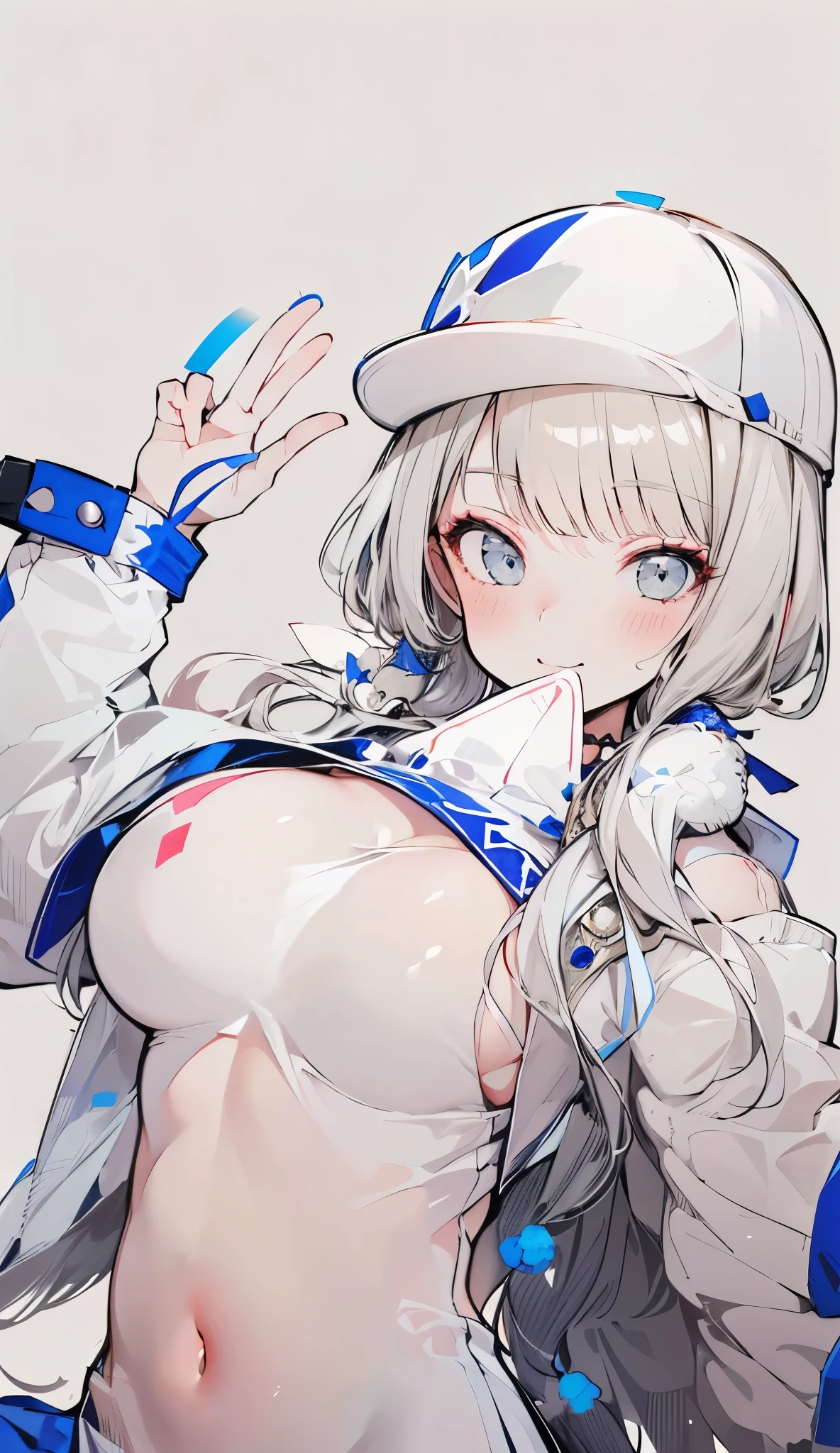 (Masterpiece), (Best Quality), (1 elf Girl)), Amazing, Beautiful Detail Eyes, thicc coxas, Fine Details, Depth of Field, Original, ((Best Quality)), ((Super Detailed)), (Best Illustration), (Best Lighting, Best Shadow), (Very Delicate and Beautiful)), Very Detailed Wallpaper, Dream Background, From View, Landscape, adult Girl, Lori, Full Body, Long White Hair, (((Gray Eyes)), Beautiful Detail Eyes, Medium Breasts, (((Cobalt Long Skirt)), Fluffy Long Sleeves, Hair Accessories, necklace, winter, light, light makeup, interior, blush, looking out the window, wind blowing, floating, sitting at table, glass window, mirror, smirk