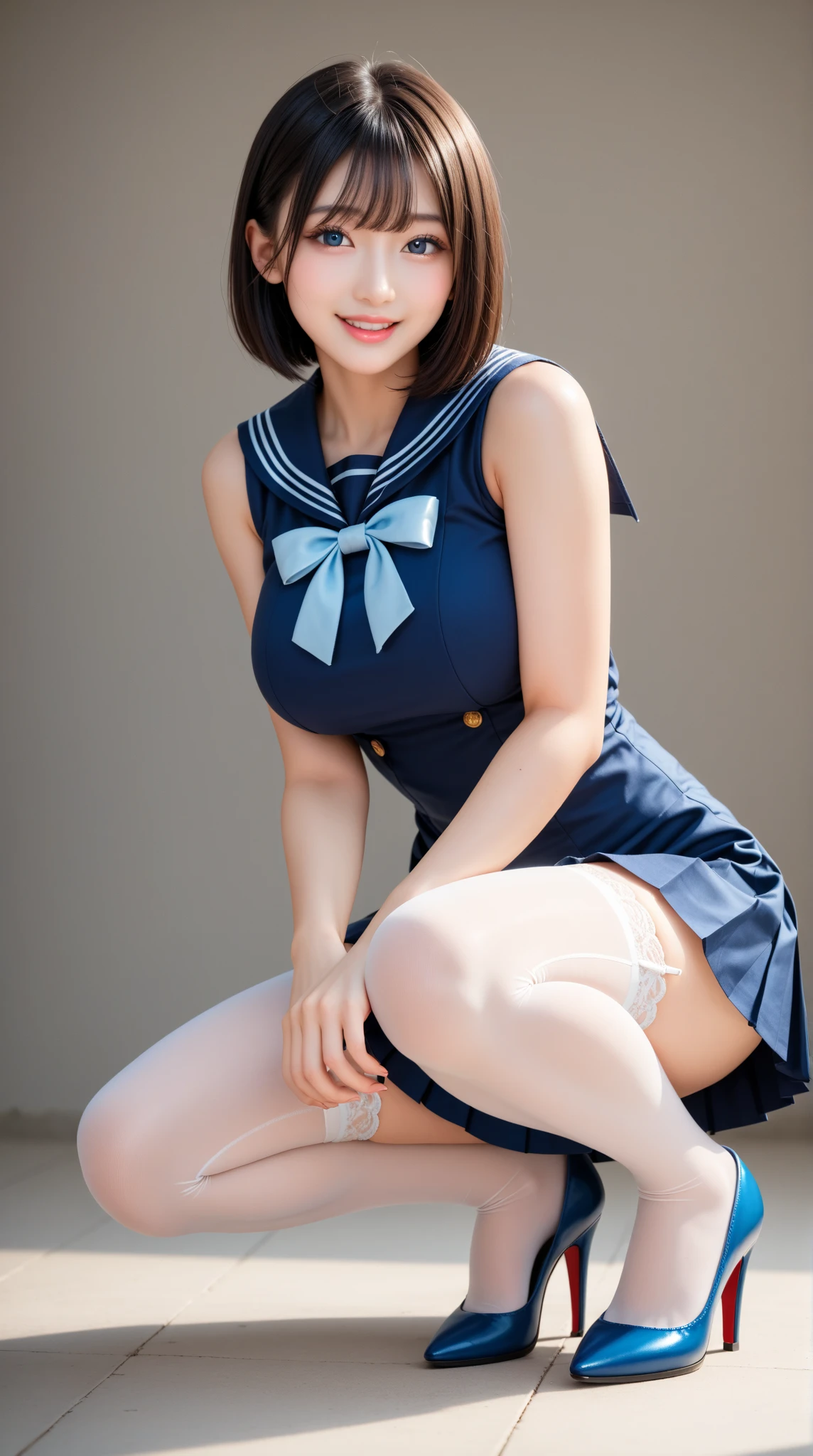 Unreal Engine:1.4,nffsw,best qualtiy:1.4, Photorealista:1.4, Skin Texture:1.4, ​masterpiece:1.8, (Sailor Mercury:1.4), blue eyes, Sumo Uniforms, Mer1, tiarra, Sailor Senshi Uniform, (Photo RAW, best qualtiy), ​masterpiece, comical, Sexy, Floating short blue hair, Blue sailor color, the bow, (Boots above the knee: 1.1), gargantilha, white glove, Blue choker, elbow groves, jewely, earrings, blueskirt, only one, full body Esbian, blue hairs, (Perfect hand drawing): 3.8, octan render, Water god, (water dripping), Wet clothes, (beautiful detailed water), (floating), Dynamic Angle, NSFW,best qualtiy,​masterpiece,超A high resolution,(cowboy shot:1.3),(Photorealista:1.4),Photo Low 8K,Cinematic lighting,offcial art,natta, //, dishevled hair, large full breasts,,Beautiful legs,nakedness,Tall lady,paler,paler_Legs,Legs_concave,(look at viewr:1.2),modeled,black thighhighs,dynamicposes,high-heels,from the front side,liar,Show ,, //, ((Soak the missionary)),((itting open legs)),((extreme close - up)),(ultra-detailliert),sportrait,(​masterpiece),(best qualtiy),(ultra-detailliert),Pro lighting, SumMercury