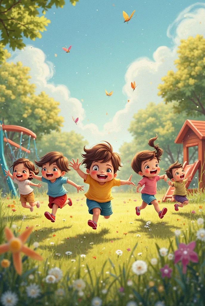 Children paly game
