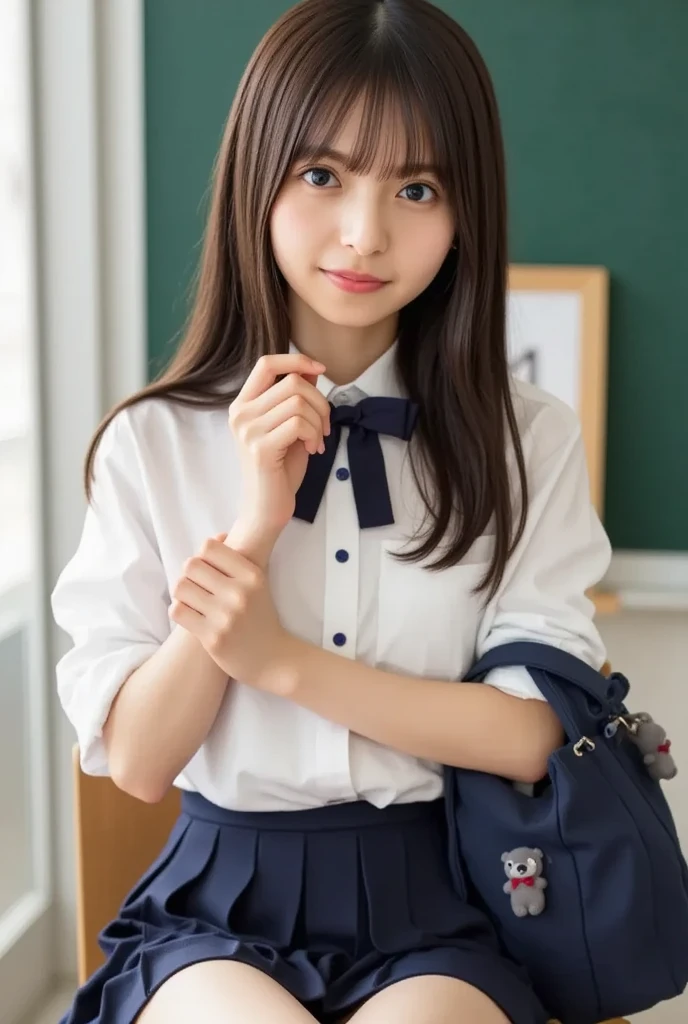 ((Browsing Caution))、((Spread your legs wide))、((Spread your legs))、Cleavage、((Small breasts))、((Small breasts))、((I can see your thighs))、超Genuine(Cute 10 year old girl Sitting at a desk in uniform、((Cowboy Shot))、Japanese、Japanese、Japanese girls uniform、Surreal、Twin tails、beautifulアニメの女子高生、Cute school girl、8K CG、画像-perfectionな顔 、perfection、beautiful、masterpiece、Professional artwork、Famous works of art、perfectionな顔、beautiful顔、beautiful目、((perfectionな女性の身体))、1 person、(Immersive atmosphere、Chiaroscuro: 1.5、Bright light: 1.2、Bright lighting )、、(blush:0.5)、attractive appearance、Detailed eyes、Thick thighs、Big Breasts、Detailed Background、Write Boundary Depth、Genuine:1.3、女の子1 person、shirt、Pleated skirt、 、Sitting、whole body、(Zhou Haoguang:1.3)、(Video Compositing:1.3)、(neon:0.1)、(High resolution:0.1)、Accent lighting、barefoot、barefoot