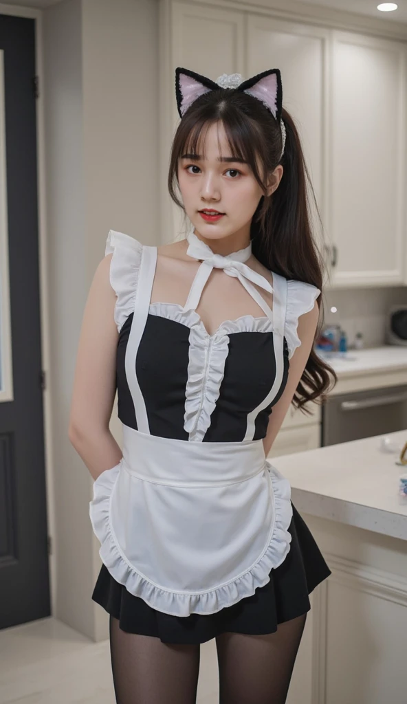 Photos taken by a professional photographer,Live Action,4K、two women wearing Maid clothes, Animated maid riding an early tank, Artorian Pendragon, Fate-like anime style/Stay Night, Fate Grand Order, Maid clothes, Naughty anime style, Azur Lane Characters, Naughty style, Full Body Commission, , Naughty, Maid clothesを着た女の子