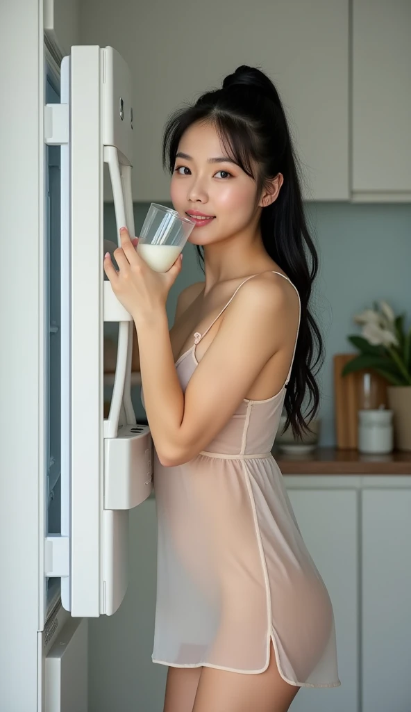 ((Women standing side by side:1.3))、((2 girls))、((Woman with nipple clips、Woman wearing a nipple necklace、Woman holding a dildo、バイブレーターWoman holding a dildo))、((Highest quality、 masterpiece、 Photorealistic、 Super detailed、 超High resolution、 born:1.3))、8K、High resolution、masterpiece:1.2))、High Detail、((Super detailed))、((Young face))、((Small breasts))、Flat Lighting、Realistic Background、Slim Waist、Small breasts、Japanese、nsfw、(naked:1.3) 、Bunny ears、playboy bunny 、black bunny girl headband 、Beautiful nipples、(Beautiful pussy)、Perfect nipples、(An empty coffee shop at night)、(全naked)、Highly detailed nipples、Narrow waist、Very smooth skin、Fishnet tights、Knee-high boots、Knee Shot、hand up、Standing、Happy Smile、