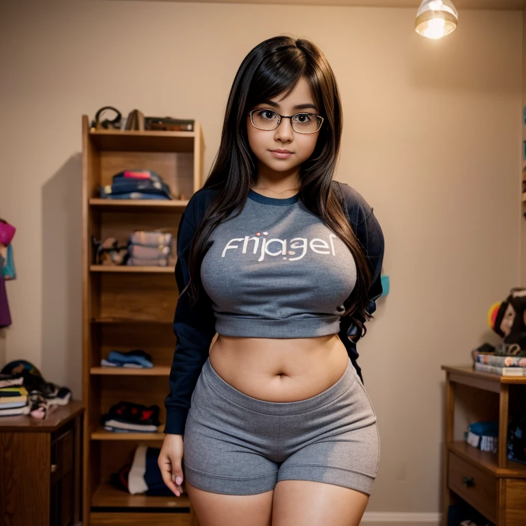 cute young lil Indian school girl nerd with very  and AA cup breast in a hoody wet lil virgin pussy wet