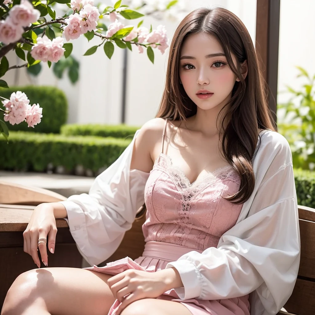 best quality, Delicate face,beautiful visual work, lifelike, eternity, black hair, Smile, Detailed Background, Delicate face,blush,cold,((masterpiece))、(top quality)、8k、high detail、Super detailed,41-year-old female, masterpiece、born、Scenes resembling fairy tale illustrations、intricate details和複雜的設計、Beautifully、magic、capricious、 Beautifully、Dream aesthetics、「𝓡𝓸𝓶𝓪𝓷𝓽𝓲𝓬、ethereal、charming、fickle、magic」、realism、Visual effects、FXAA、SSAO、Shader、voiceless、ambient lighting、Tone mapping、High resolution、Ultra high quality、Million pixels、(8K resolution:1.10)、8k、8k以下、8K resolution、high detail、intricate details, (high quality:1.2、masterpiece:1.2、:1.21)、(41-year-old female:1.21)、(興奮地Smile)、(Surrounded by a dreamy atmosphere、Model diagram,full-body shot,Normal 2 feet,Put your hands behind you,The protrusion of the breast is visible when wearing clothes, Large Breasts, H cup chest, Don't show your fingers, full-body shot, full-body shot,full-body shot,full-body shot,full-body shot,full-body shot,full-body shot,full-body shot,hands hidden in clothes, hands hidden in clothes,hands hidden in clothes,hands hidden in clothes,hands hidden in clothes,hands hidden in clothes,hands hidden in clothes,hands hidden in clothes,hands hidden in clothes, ,hands hidden in sleeves ,hands hidden in sleeves ,hands hidden in sleeves ,hands hidden in sleeves ,hands hidden in sleeves ,hands hidden in sleeves ,hands hidden in sleeves ,hands hidden in sleeves, arms behind back, arms behind back, side view, side angle, side view photo, side angle shot,side view, side view, side view,Side angle, Side angle, in the Disneyland Park, Landmine style, long skirt,Twin tails tied with a bow。