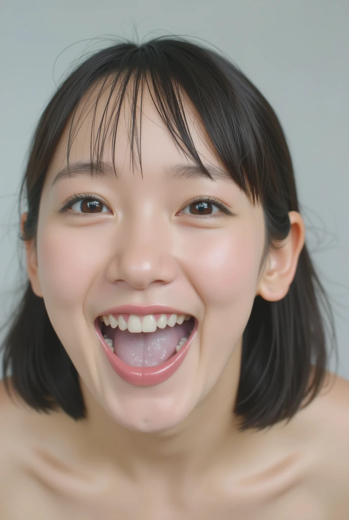 Yoshioka Ryu Yoshioka Riho in a swimsuit running outside - SeaArt AI