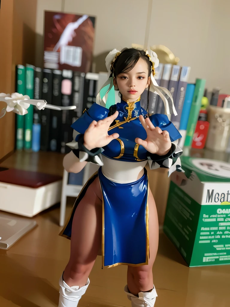 1girl, Angle from the front, The girl bends forward to show off her breasts、(Blade), (Tanned shiny black skin:1.6)、Glowing Eyes, ((grinning with a devilish smile)), (10 years old girl), blondes、Twin tails、forehead、Small breasts, hat, ((((arabian clothes, see-through)), (microphone headband), (Areola Slip), small breasts, (shorts), (jewelry)))、desert, ((sahara))、(((footjob))), 1boy, 1penis, under hair, ((eject cum)), (sexy pose), ((kicking)), One leg raised、