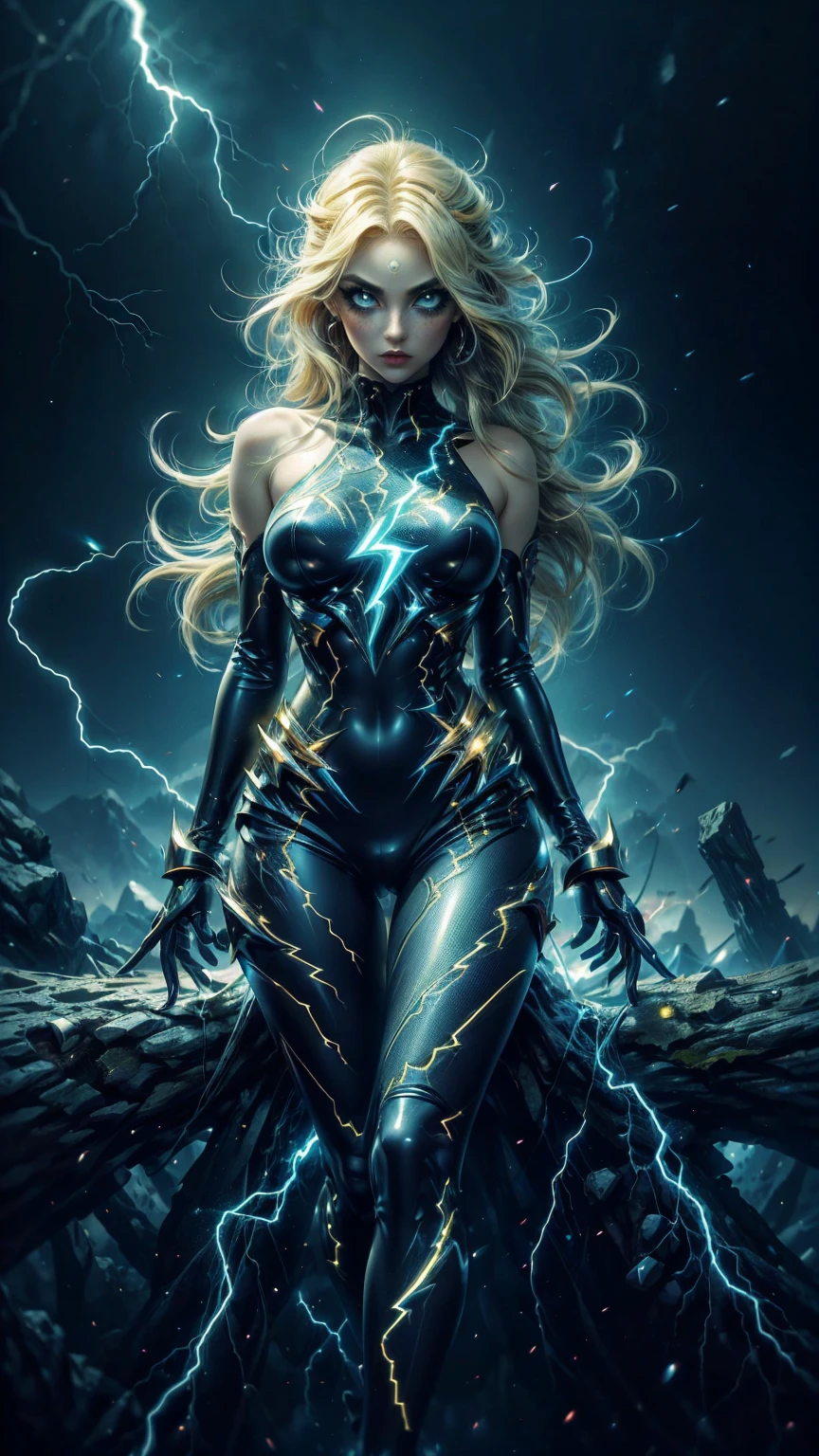 La femme déesse qui dégage une grande lumière illumine est un lion qui dégage une grande force d'énergie