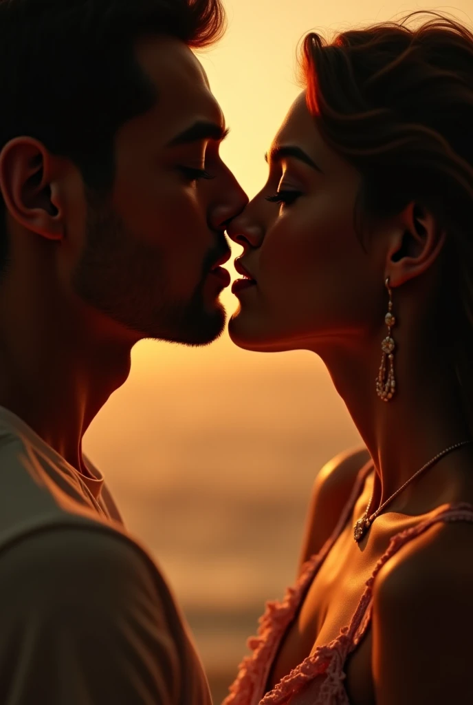 8k, masterpiece, (photorealistic:1.5), artistic portrait of 1man and 1woman, a man leanning on a woman's breast, hug, posing together, (close up:1.2, seen from below:1.2, low angle shot:1.2), exposed her saggy boobs, natural colors, warm and cozy atmosphere, grass field background close-up of my gorgeous face, you can clearly see my high cheekbones and defined jawline. My nose is and cute, complimenting my features nicely. And those full, luscious lips red lipstick neon light cupercity, sideview cleavage blonde hairs biggest size lips