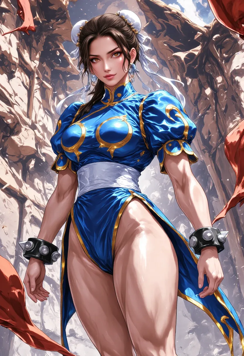 masterpiece,best quality,extreme detail,8k,<lora:kasumi-10:0.8>, kasumi2, 1girl, solo, long hair, breasts, large breasts, brown hair, cleavage, brown eyes, ponytail, weapon, choker, sword, tree, lips, sideboob, sheath, pelvic curtain, sheathed, weapon on back, short sword