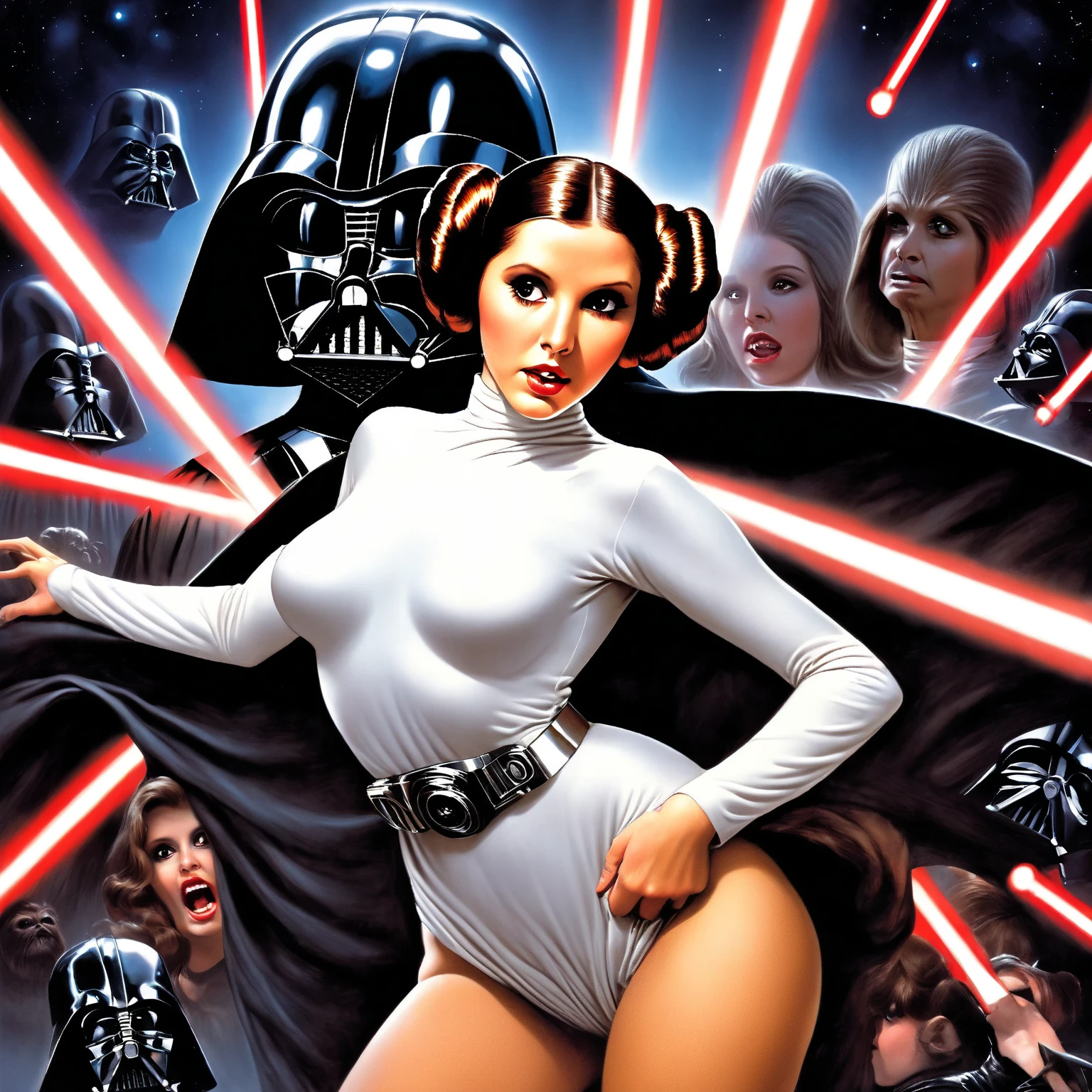 princess leia, anal rape, Dart Vader