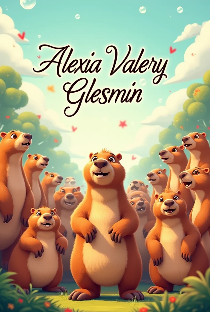 A Disney animated movie poster of a family showing of their feet