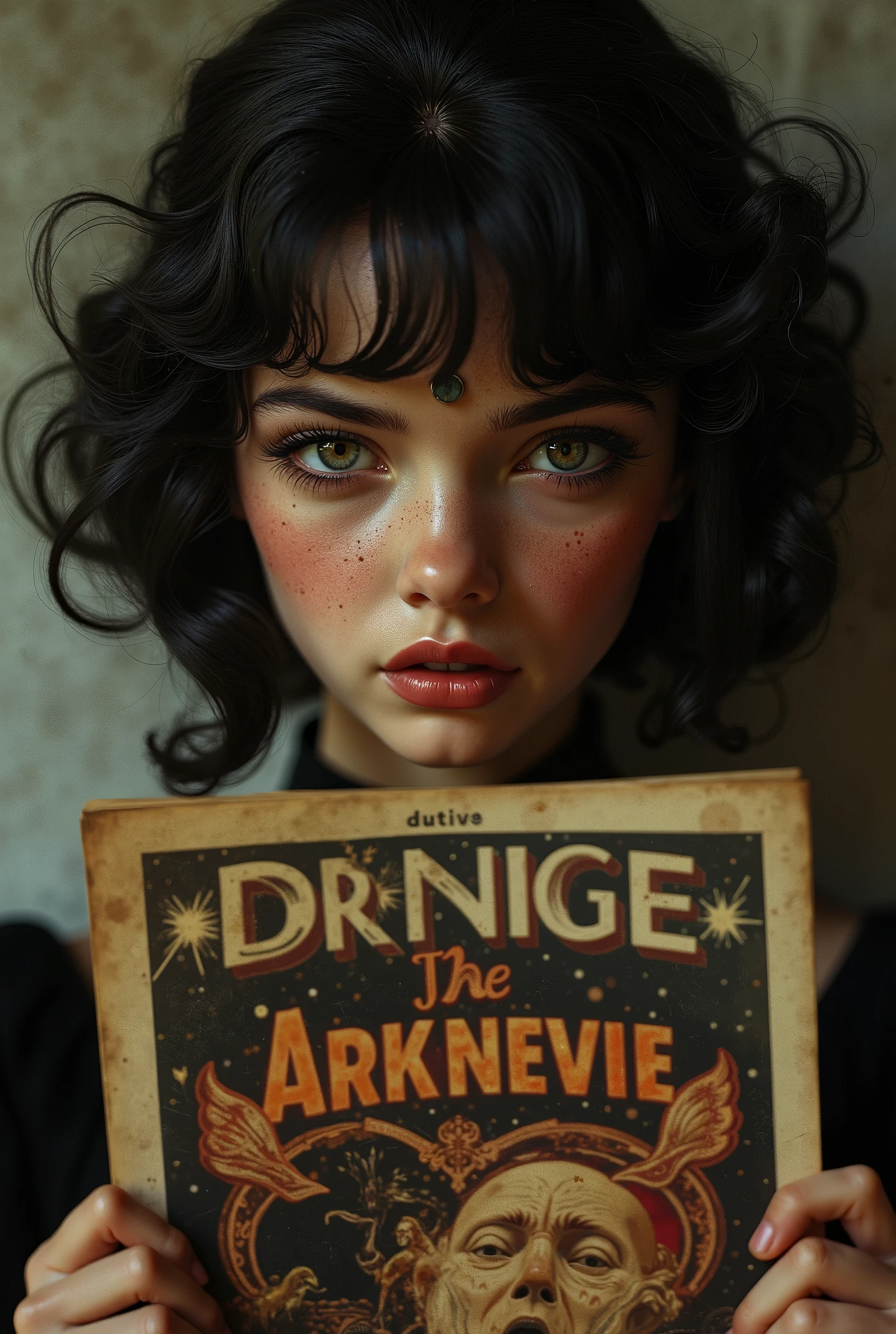 Cover mystery magazine strange stories full length girl, Cute face full length , Girl poses for horror magazine cover Strange Stories , Magazine Era 1933, high quality,