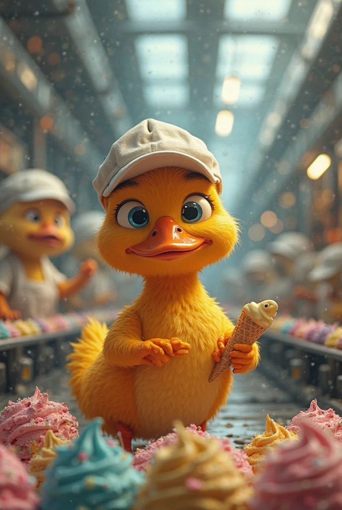 cute duck wow style wearing swimsuit funny inventory icon list