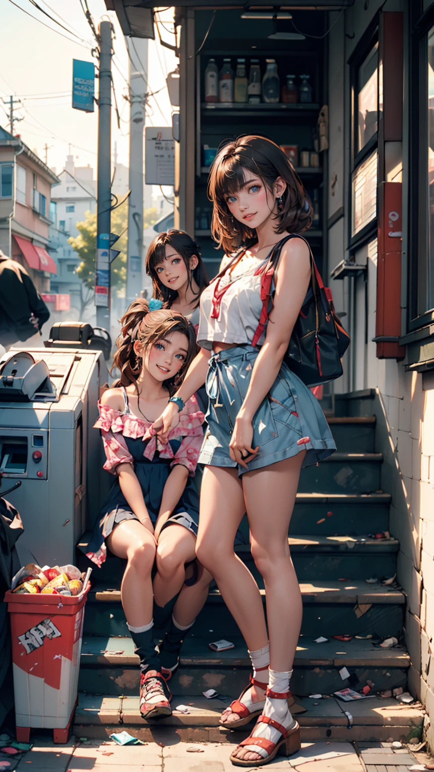 (Top quality illustrations:1.5), (Full color illustrations:1.9), (cute女の子4人:1.5), (Four 14-year-old girls:1.4)、(School classroom)、(Four Girls、Alongside), Lined up in parallel、Sit on a chair、Commemorative photo、Childish、cute、Gal、((((Small breasts))))、Slightly narrow waist、(Super delicate eyes:1.4)、Super sensitive tongue、Thighs、(((((nude)))))、((Beautifully drawn breasts))、(((Dark brown nipples)))、(((Areola of black color)))、Facing the viewer、Viewer&#39;s penis、(She was so happy that she cried out in agony.)、((With a smile))、(Viewer&#39;s penisを手で掴み口で咥える)、(Love your audience)、(Each girl has a different hair color)、((Black Hair、Blue Hair、Orange Hair、Brown Hair、Pink hair、Red hair、Blonde))、(short hair、Mid-length hair、Semi-long hair)、(Each girl has a different hairstyle)、(Straight Hair、Wavy Hair、Curly Hair、Bobcut、Twin tails)、(Good balance between face and body:1.7)、(Good balance of girl placement:1.9)、(adhering to the body(Saliva、Sweating profusely、A lot of water drops、A large amount of semen):1.6)、