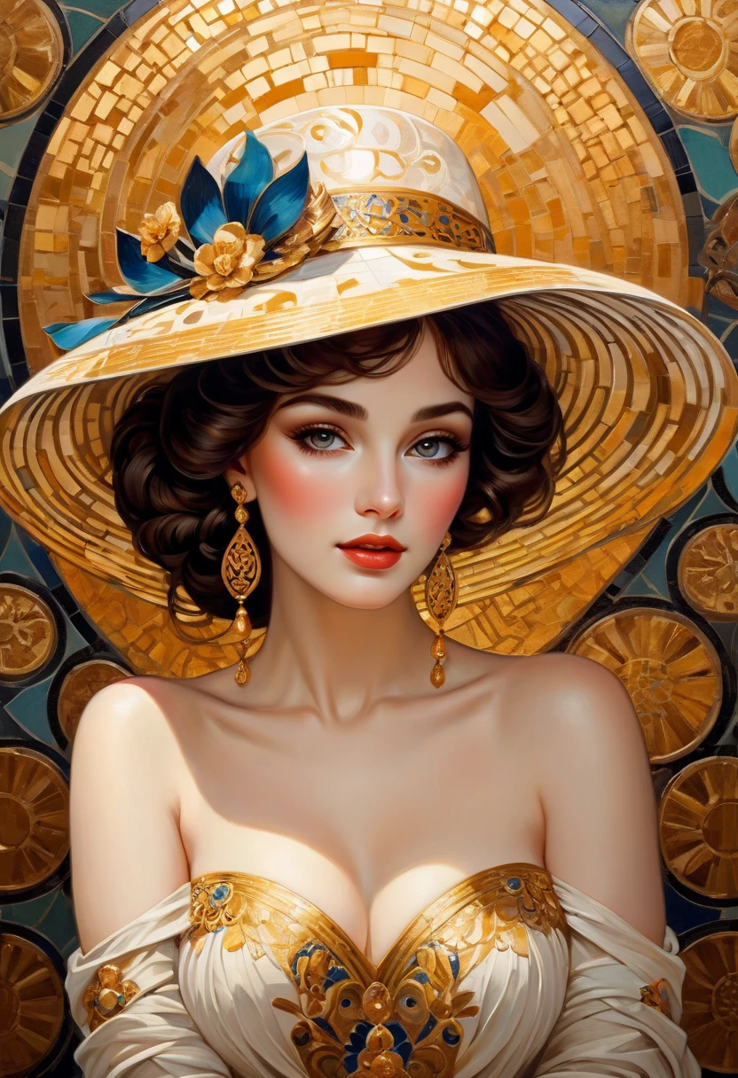 Photo (( )), wearing elegant dress steampunk items, modern days in Paris , difficult, elegant, very detailed, digital painting, art station, conceptual art, smooth, sharp focus, What.8ation, Artgerm&#39;s art, Greg Rutkowski and Alphonse Mucha.