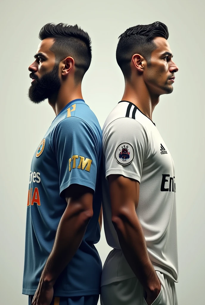 Take a my photo with Virat kohli and Ronaldo 