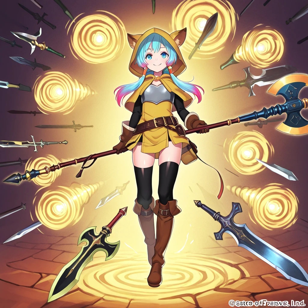 Create a perfect card for rpg game style lineart, colorful, pixel art. Generate várias characters místic creatures and peoples --auto