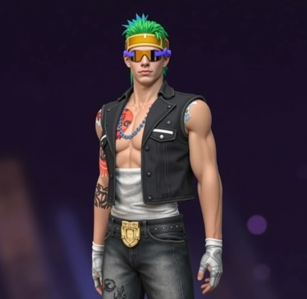 there is a man with tattoos on his chest and arms, , second life avatar, inspired by Ludovit Fulla, , upper body avatar, technoviking man shirtless, shirtless :: high detail, highly detailed whole body, imvu, daz. detailed, inspired by Volkan Baga, mayor's body, daz, male pose