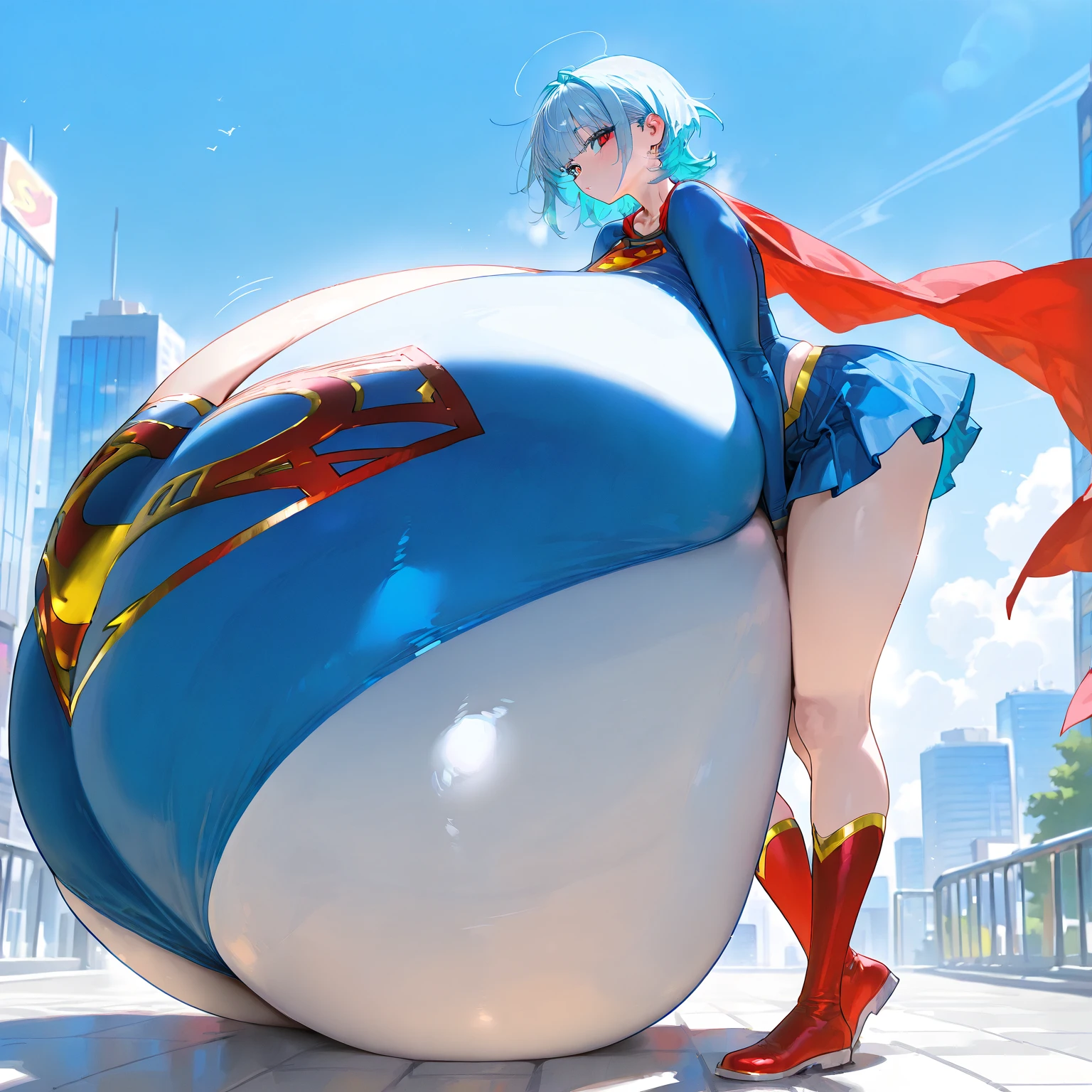 mother worried about turning inflatable with a hyper penis with hyper testicles hyper Huge shy erection getting the size of the solar system