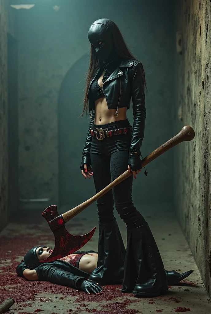 A blood knife, a weapon made of blood