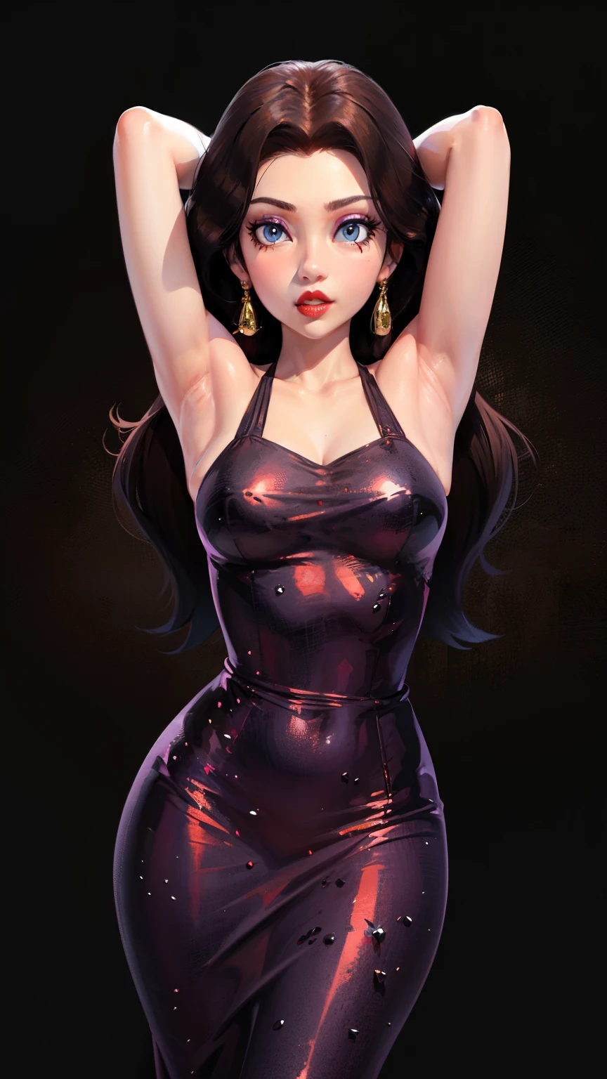  A sexy cartoon woman in white lingerie posing gracefully for a photo, sexy lingerie beauty, wavy lingerie, lingerie, inverted triangle body type, Waist slender, cebelos black sexy girl, mulher de corpo inteiro, wearing sexy lingerie, beautiful seductive woman, slender figure, cartoon vector style, corpo pin-up, Broad Hips