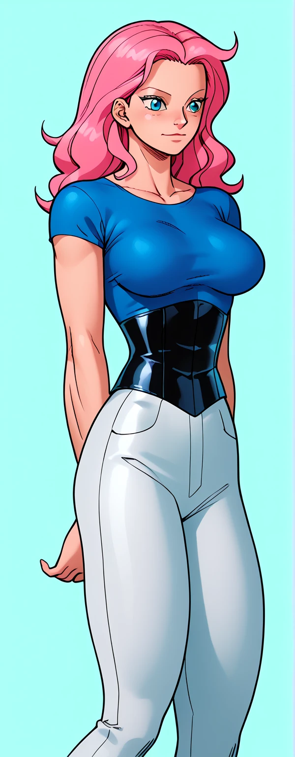 obra de arte, melhor qualidade, high resolution, hmochako, adesivos de blush, cabelo curto, (((corte pixie 1.6))), seios enormes, Super heroi, May, botas, sky, building, mid air, hand on hip, quadris largos, coxas grossas ((curved)), latex suit, sensual, sorriso, sensual, (((mulher madura 1.5))), Texturas PBR, levitando