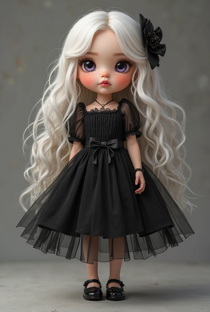 swedish metal rock girl holding a guitar, intense stare into camera, with gothic make-up, intricate details, highly detailed eyes, fancy hair and dark gothic dress, flash photo, on stage, intricate details