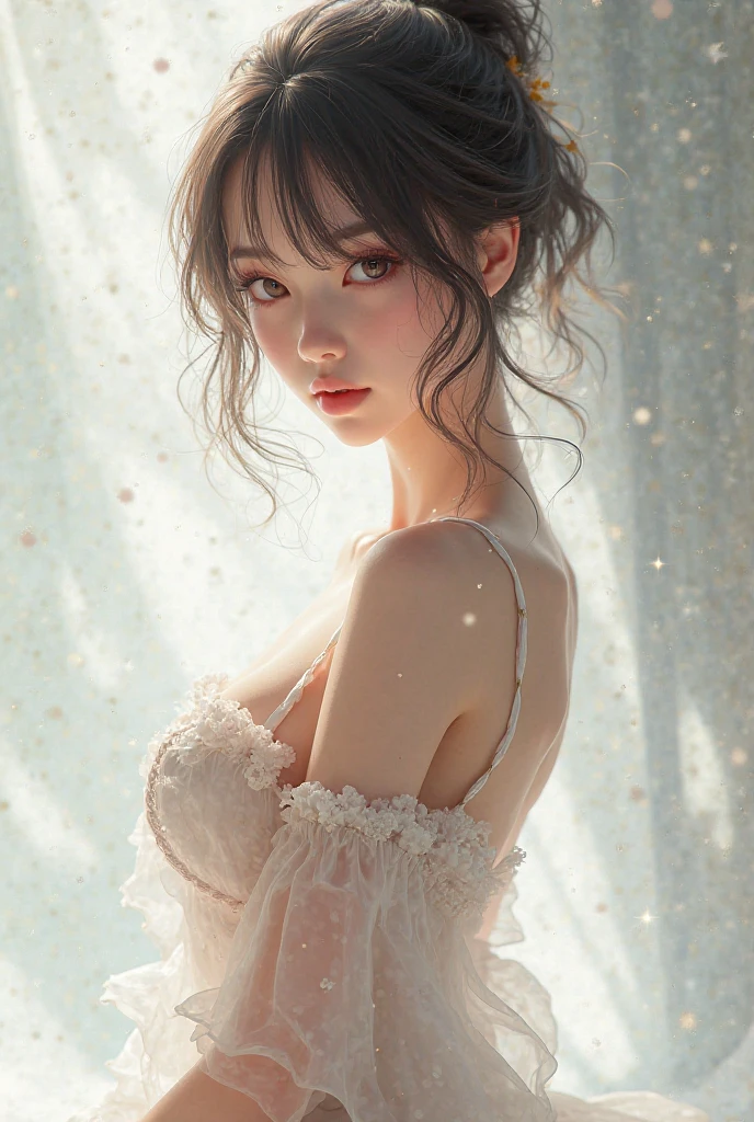 A nude girl
