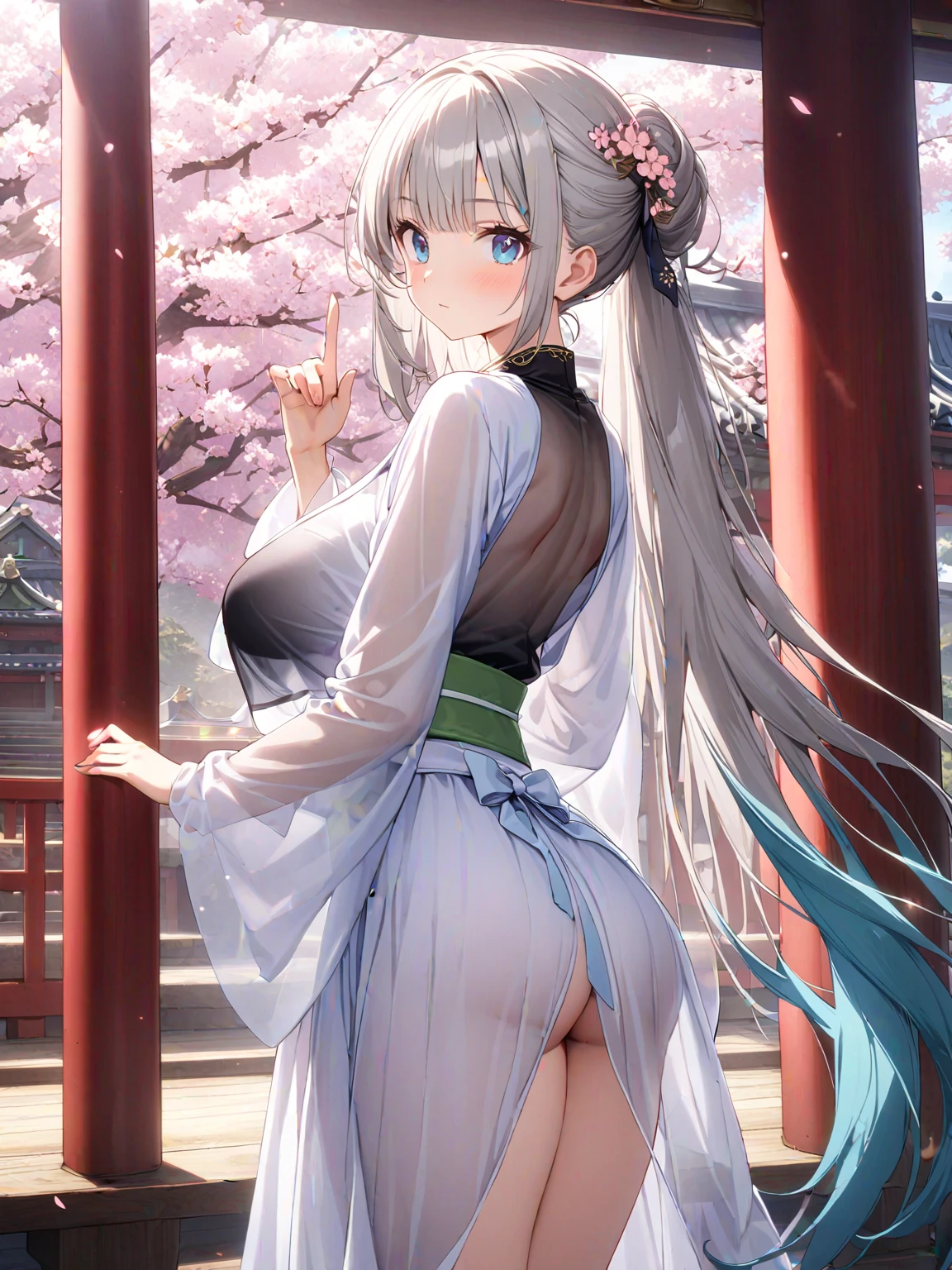 (highest quality),(Super Resolution),(delicate),(cute:1.2),(anime),(Taller twin tail hair:1.5),(White knee socks:1.3),(whole body:1.3),(Angle from below:1.3),(cute笑顔:1.3),((Navel exposed)),(Panties slipping down:1.3),(Skirt flip:1.5),(cuteスーパーモデル:1.2),(garter belt:1.2),(A lovely idol:1.2),(Beautiful ass:1.2),(Pink Panties:1.2),(Transparent lingerie:1.3),({ Elbe:1.3 }),(:Falling backwards 1.5),(cute顔:1.2),(furuopen panties:1.2),(Beautiful legs 1.1),(furuopenlegs:&JUMP1.2),(Frilled Skirt),(Cheerleader:1.2),(ダイナミックなUPlegsポーズのCheerleader:1.1),(pinkLoincloth:1.1),(furuopenlegs&UPlegs JUMP),(ゴスロリ衣装のCheerleader:1.2),(A cute doll-like face),(Sweaty),(Hot night in the park),(Sweatyで透け透け),(raceの衣装),(race),(Japanese shrine maiden costume:1.5),(silverhair:1.5),(blush),(Dynamic pose&UPlegs:1.2),(Worshipped Shrine Maiden:1.2),(openlegs shrine maiden:1.2),(ジャパニーズLoincloth:1.2),(Japanese Oiran:1.2),(Loincloth:1.5),(hairpin),(Beautiful crack line)