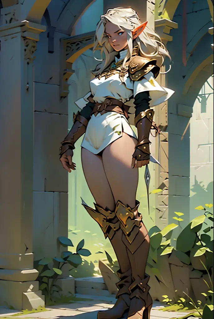 ((Simon Bisley)), Beautiful woman of ((( full body )))), 30 years old, muscular and perfect body, Valkiria warrior of a medieval era, with little clothing, tiny thong, large breasts, generous neckline, full body, holding a huge hammer, undefined race, light blue eyes, fantastic art armor, light hair fulfilled straight, brave face, dark kingdom, sexy pose, on a moony and foggy night, (( full body ))