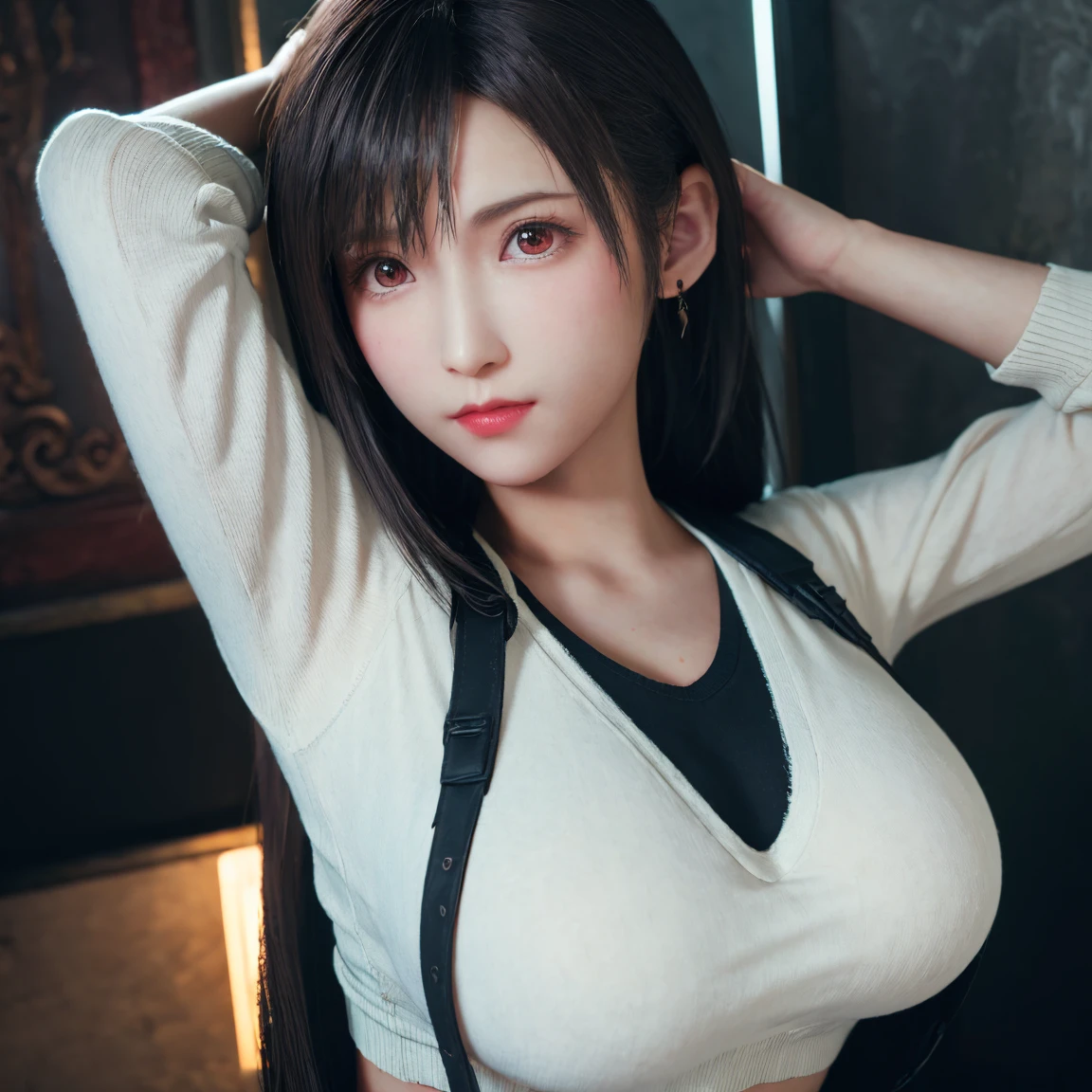 mai shiranui, princess outfit, super glossy skin, Anime girl with black hair and hair accessories, ahegao, artwork in the style of guweiz, photorealistic anime girl render, photorealistic anime, Realistic Anime, anime. gentle lighting, soft full body shot 8 k, realistic anime artstyle, 3 d anime realistic, 8k artistic nose bokeh, anime realism style, kawaii realistic portrait, Beautiful anime portraits、viewing from below, ((princess outfit with breasts and genitals exposed, ultra detailed vagina)), (((wear tight shirt raised above breasts))), Wear gothic style accessories......, completely nude, sitting with one leg up,,Painful face,Sweat,exhausted, weak,weak face (((spread legs: 1.8)), ((breasts and areolas exposed)), ((vagina and clitoris and vulva exposed)), (((having sex with dildo, squirting vagina))), Correct limbs,Perfect limbs, .. Both arms above head
