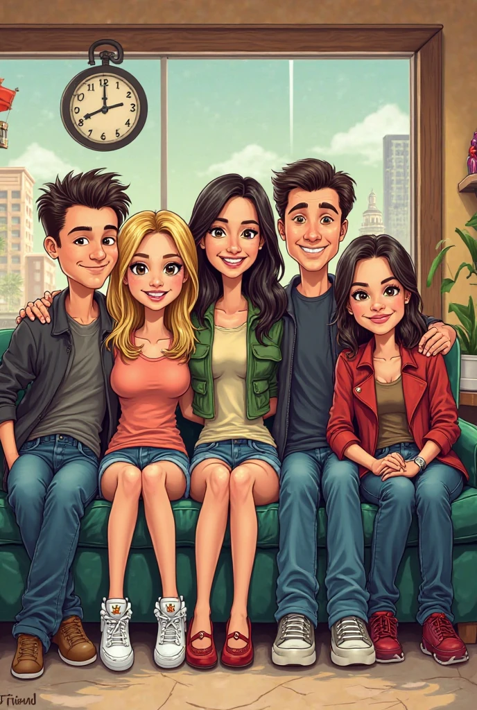 Fan art de la serie Friends