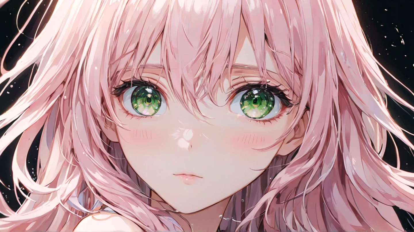 (((nsfw:1.9))), (Perfect Anatomy)、Mastepiece、Ultra High Quality、 8k、masterpiece、Highest quality、Ultra-high resolution、Maximum resolution、Very detailed、Professional Lighting、anime、woman、thin、Very beautiful face、Very beautiful eyes、(Highly detailed eye)、Highly detailed face、Blonde, (ahoge), wavy hair, Pink eyes, (gold hair green dip-dye hair), stomach cutout, thigh boots, high heels, white mini pencil skirt, white off shoulder, makeup, eyeliner, eye shadow, pink cheek, pink lips, (((1 boy and 1girl are having sex))), doggystyle