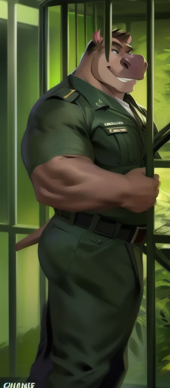 High resolution, handsome man, (Green short hair), (((male centaur))), ((bodybuilder)), ((very muscular)), ((broad chest)), ((thick pectorals)), abs, (((small waist))), ((big biceps)), ((large penis)), ((glans)), ((testicles)), ((nipple piercings)), (veiny horse :1.0), extra arms, ExtraArms, tanned skin, erection, flaccid , erected , mature, dapper, stubbles, undercut hairstyle, (((solo))), shirt and tie, business suit, horse body, in an office with greener, multiple , 2 penises, diphallism