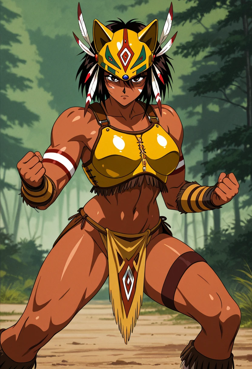 Amazon, warrior, woman, tribal, barefoot