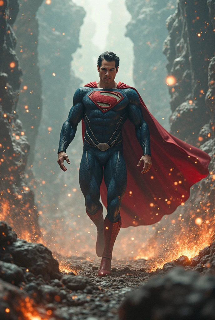 <lora:ClonerCore-XL_SickLizard-000010:0.6> m0c, superman standing in an epic Kryptonite cave in front of a sci-fi command panel, cinematic, apocalyptic space, destruction, explosion, epic, glow and shine, ultra detailed, masterpiece, cosmic art, galaxy and stars, flames and fire, dynamic action pose, (masterpiece:1.2), (intricate details:1.2), cinematic lighting, realism, realistic, RAW photo, 4k, highres, extremely intricate, photorealistic, selective focus, best quality, photo, real, extremely detailed, amazing, fine detail, rich colors, hyperrealistic lifelike texture, dramatic lighting, unrealengine, trending on artstation, cinestill 800 tungsten, high quality, sharp focus,8k uhd, absurdres