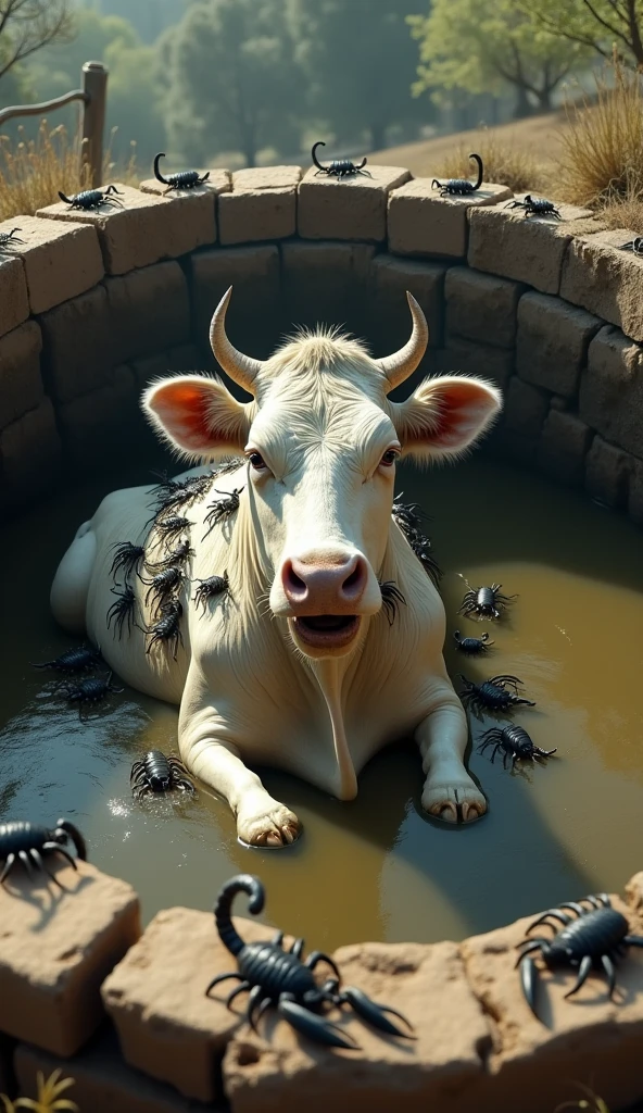 (duo:1.2), ((((faceless anthroph furry, cattle, feral)))), standing on all fours, ((on table, bedroom)), masterpiece, high quality, realistic, detailed background, ((((side view, anal)))), ((((inflation, excessive urine, hyper penis, doggystyle, stomach bulge, penis penetrating anal, anal tugging, closed eyes, screaming, urine in mouth))))