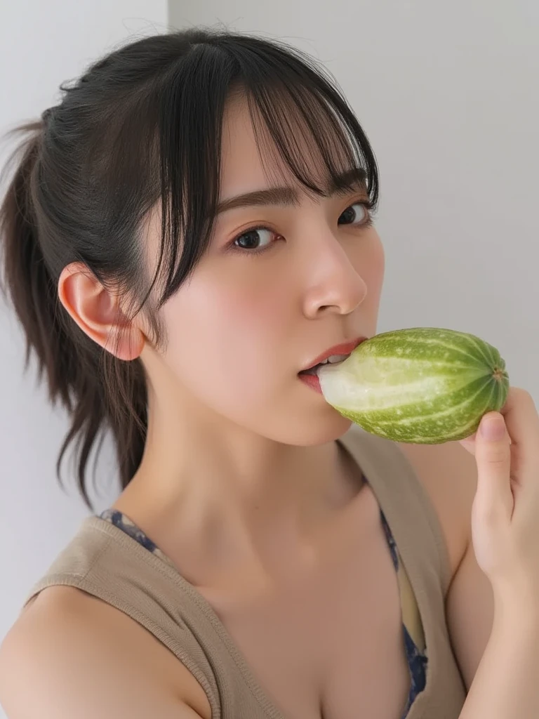 ((Extremely precise and accurate anatomy:1.0)), (photo realistic:1.4), (Hyper realistic:1.4), (Highest qualityの現実的な肌の質感:1.4), (Improvement of quality:1.4), (Enhances the beauty of skin texture:1.1), Clean and glowing skin, One girl, woman, masterpiece, Highest quality, Highest quality, (Volumetric lighting),(Film Grain:1.1),Very detailed CG unity 8k壁紙, Concentrated, Very detailed, Ultra-realistic, Realistic, Sharp focus, Absurd, (High resolution:1.2), (High Contrast), photograph, Detailed and complex, (((Looks great on Instagram:1.38))), Very detailed, Digital Painting, Art Station, Concept Art, Smooth, Sharp focus, Looking at the audience, Tank top.