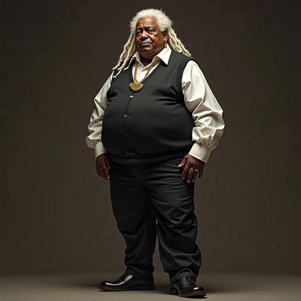 Granny black fat man