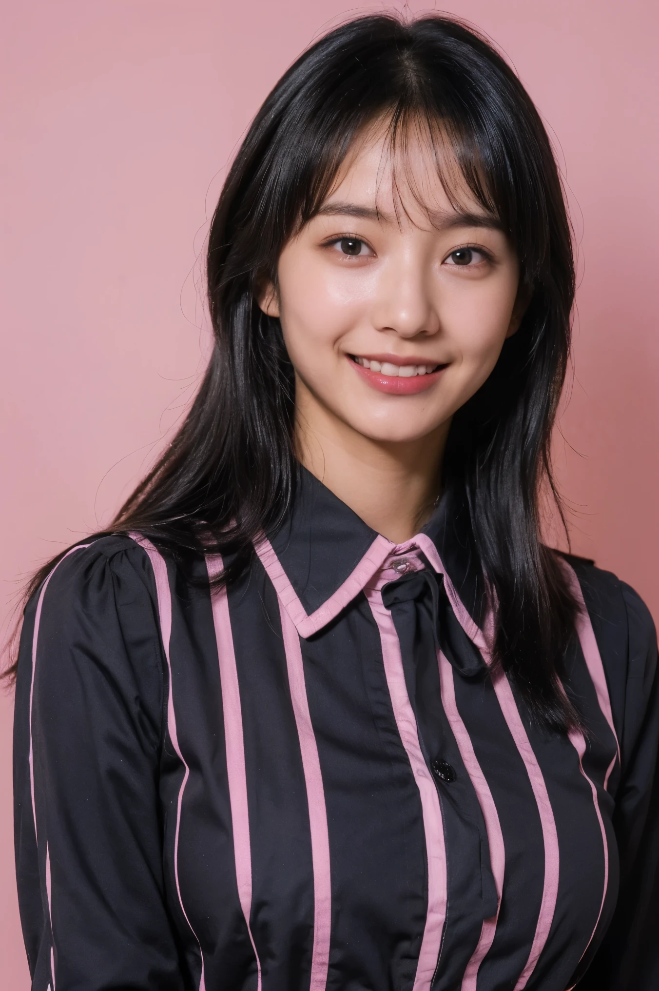(((( women play 1By people)))),(((beautiful black hair))),(( realistic person images in dark waters)),(Realism),((Best Quality)),(mastepeice),(top quality),((best image quality)),((highest resolution)),((fine details)),((Beautiful detailed face)),((((Black Eyes)))),(camera) ,((realistic skin)),((((pink cutter shirt in a late night school classroom)))),(((((Average size breast ))))),(((((dark school 教室:detailed background))))),((( accurate body))),(((((( looks at her upper body)))))),((((dark school ))),(smiles),
